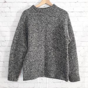 Vintage L.L. Bean Sweater Marled Oversized Chunky Knit Wool Small